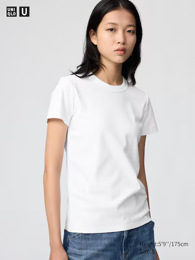 Uniqlo U 100% Cotton Crew Neck T-Shirt | Uniqlo Australia