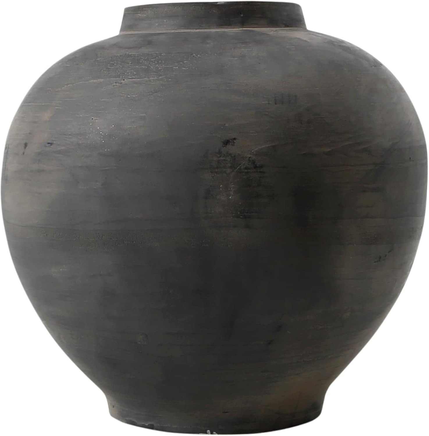 Artissance Earthy Gray Small Pottery Apple-Shaped Pot, 10 Inch Tall | Amazon (US)