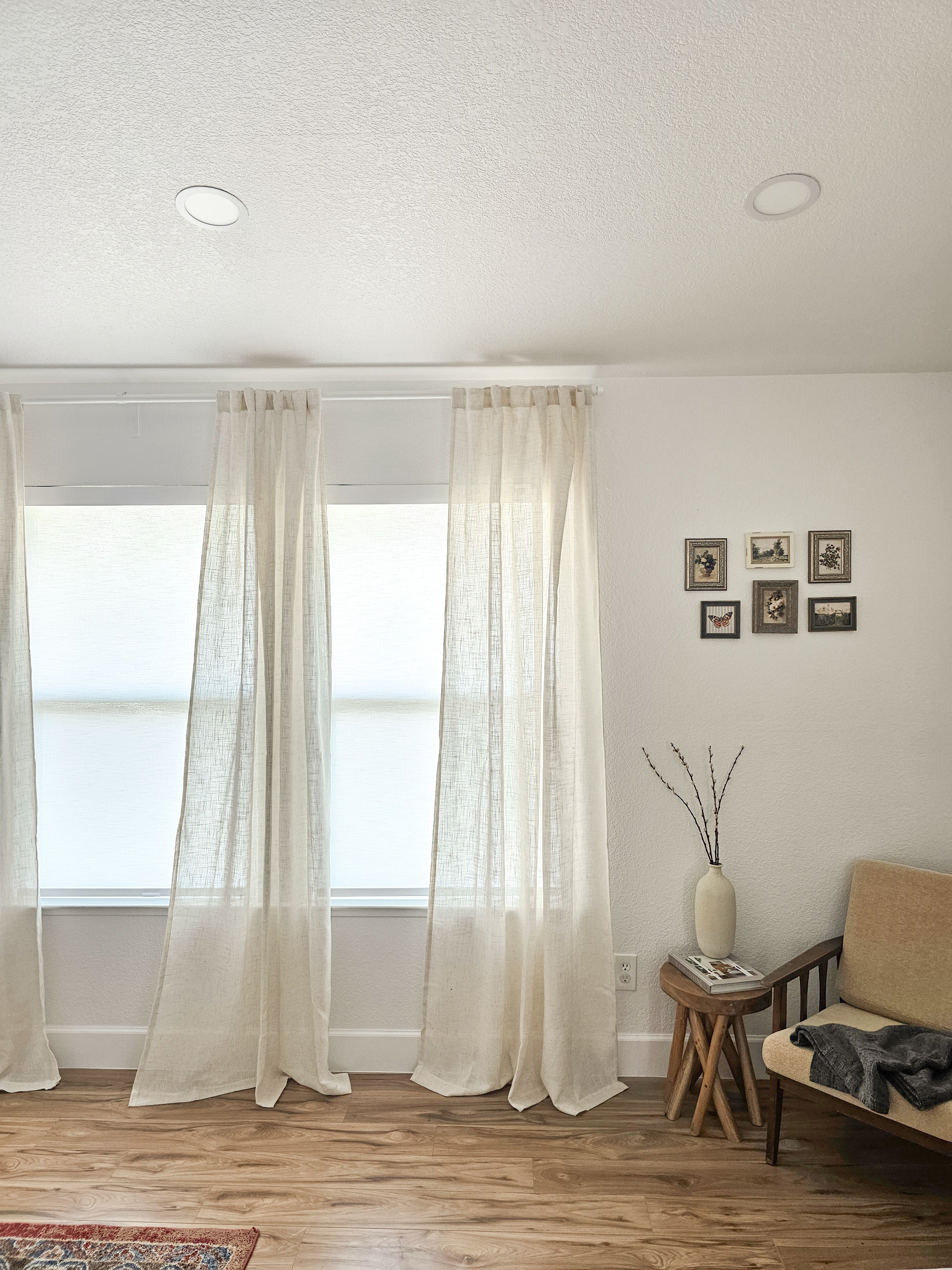Now these curtains from @jinchanhome make my living room feel a little cozier. I love how they still let in the prettiest natural light while giving some privacy. The fabric feels gentle and they make the perfect addition to my cozy space 🪟✨️

#LTKHome #LTKSeasonal #LTKmomlife