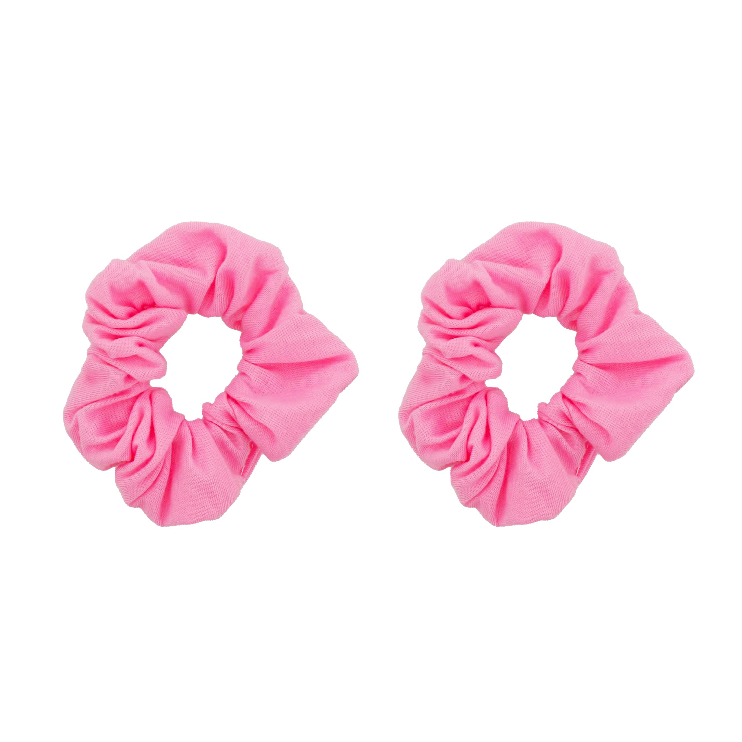 Set of 2 Solid Scrunchies (Pink) | Amazon (US)