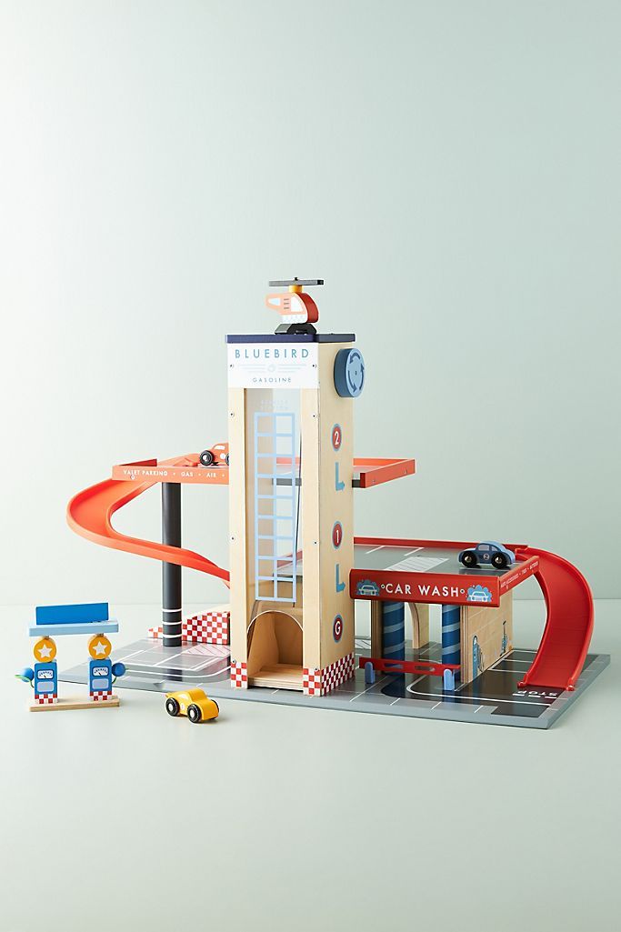 Blue Bird Service Station Play Set | Anthropologie (US)