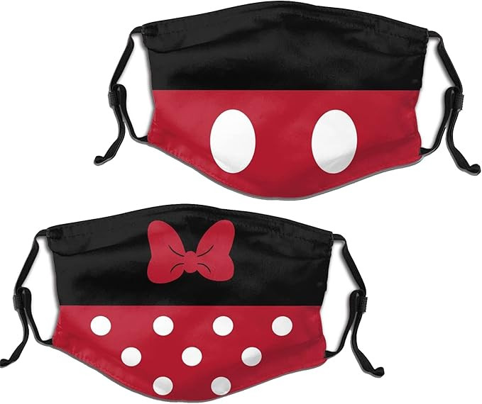 Harataki Cartoon Face Mask Balaclava Bandanas Dust Mouth Cover Reusable Adjustable With 4 Filters... | Amazon (US)