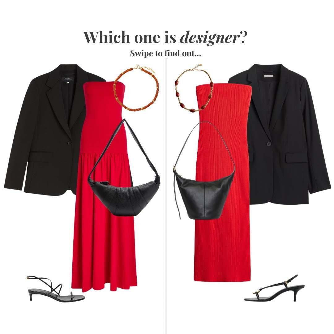 Which one is designer? ❤️

Spoiler alert: not everything chic comes with a designer price tag 👀 ✨

Make sure you come back tomorrow for your daily @weizstyles fashion fix! 🎉

Louise x

#LTKautumn #LTKuk #LTKstyletip