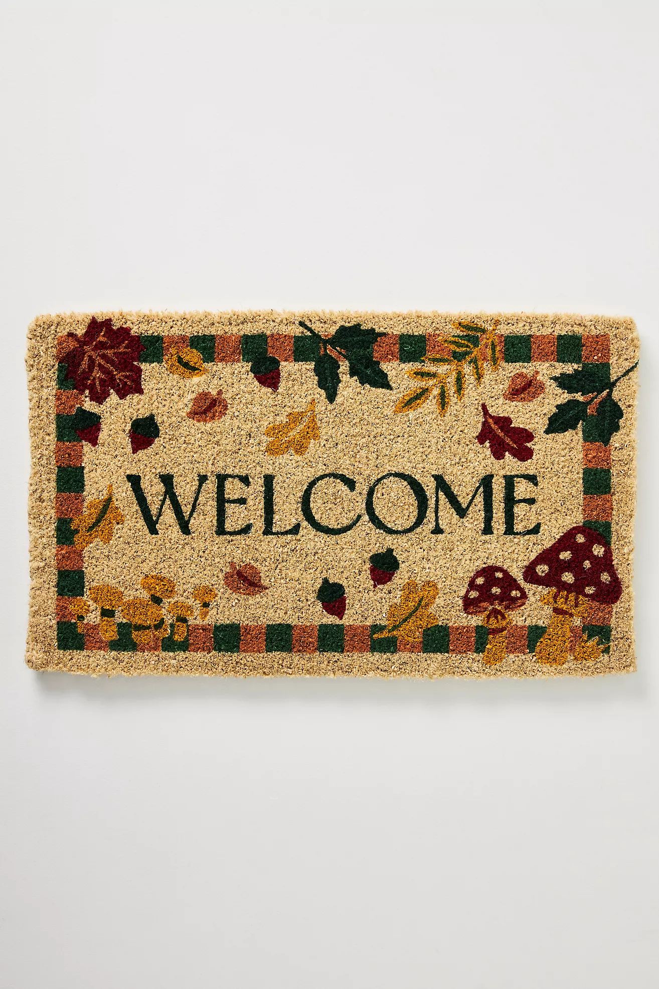 Bordered Welcome Doormat | Anthropologie (US)