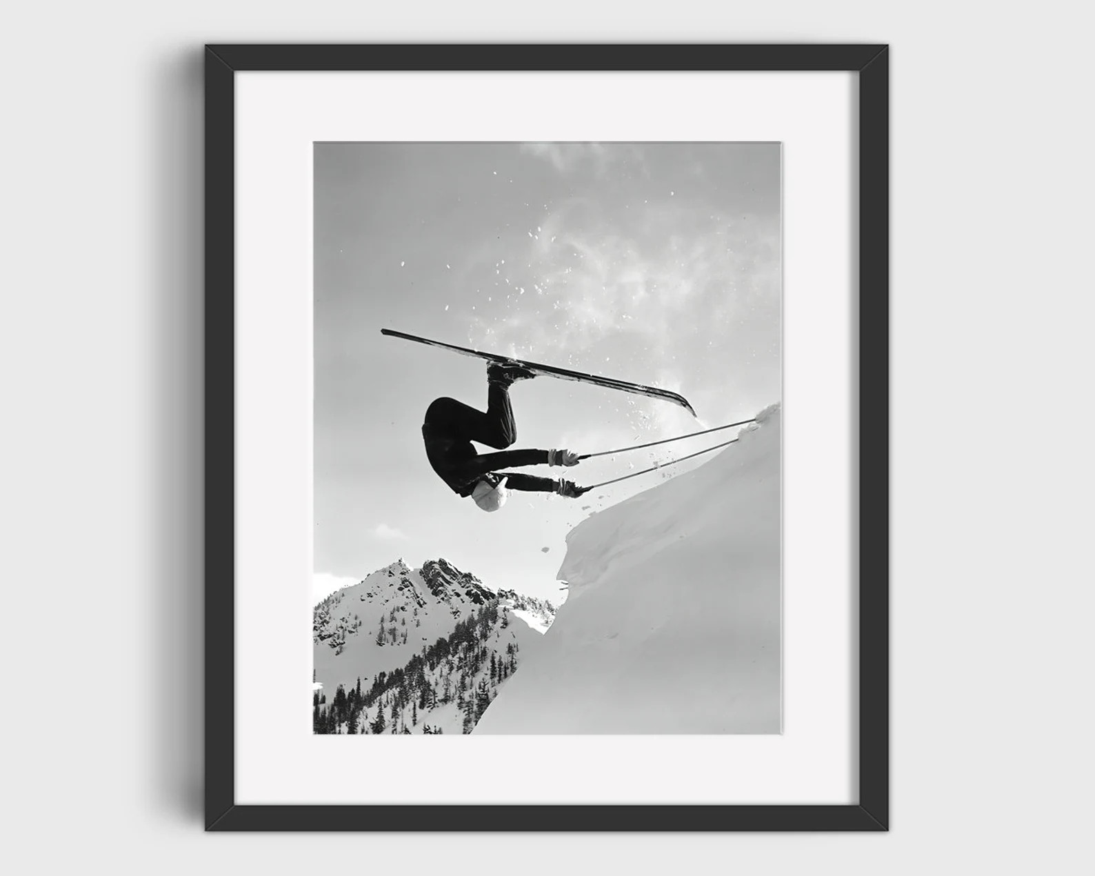 VINTAGE SKI PHOTO Print Vintage Ski Art, Ski Home Decor, Antique Ski, Ski Lodge Wall Decor, Ski P... | Etsy (US)