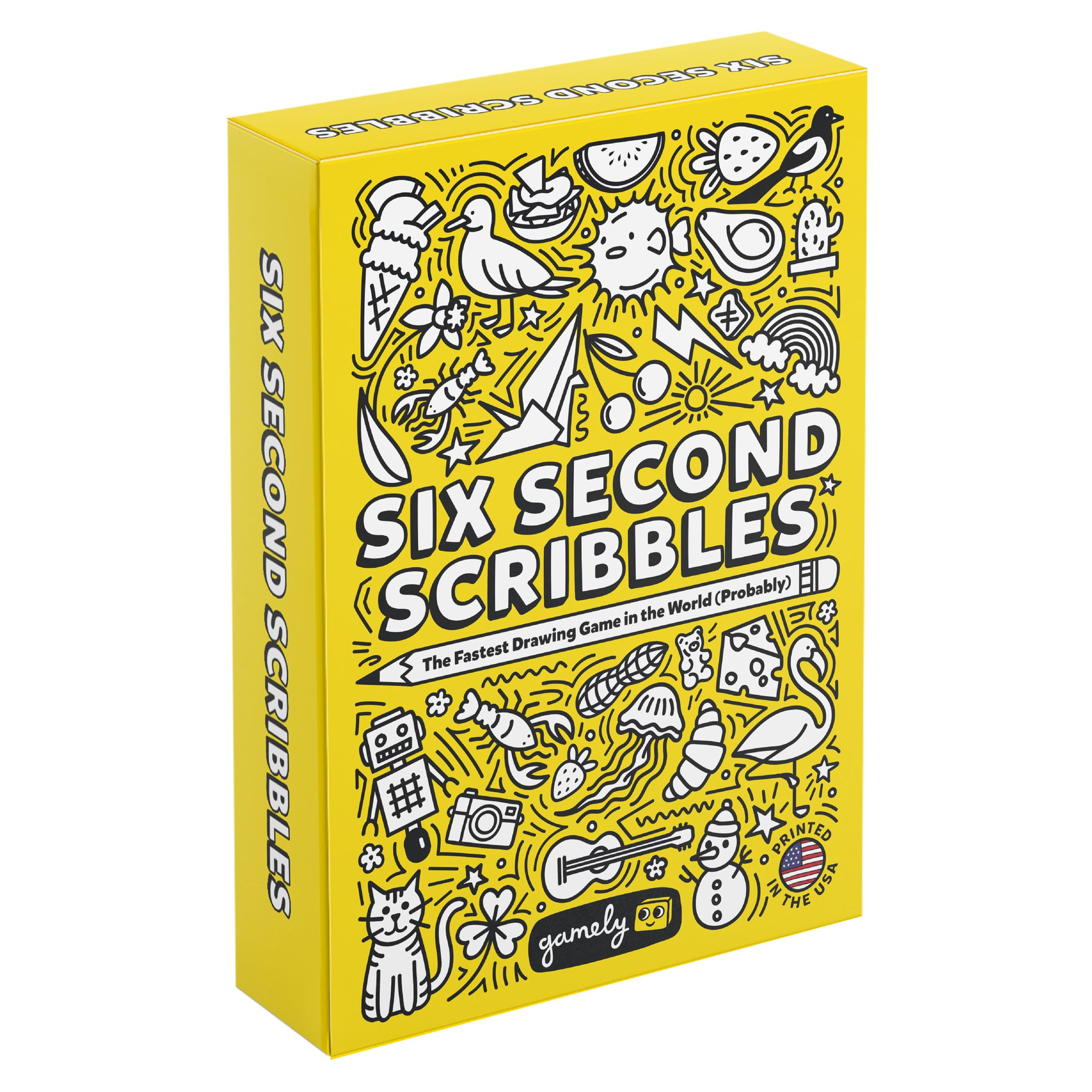 Six Second Scribbles: The frantically Fast and fantastically Fun Drawing Game | A Family Friendly... | Amazon (US)