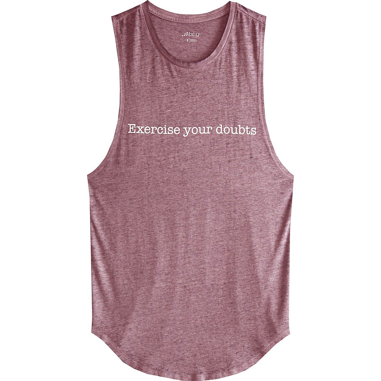 BCG Women's Exercise Your Doubts Burnout Graphic Muscle Tank Top | Academy Sports + Outdoor Affiliate
