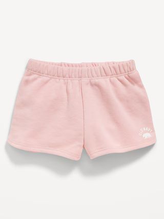 French Terry Logo-Graphic Dolphin-Hem Shorts for Baby | Old Navy (US)
