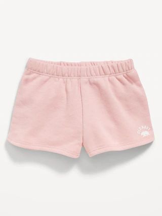 French Terry Logo-Graphic Dolphin-Hem Shorts for Baby | Old Navy (US)