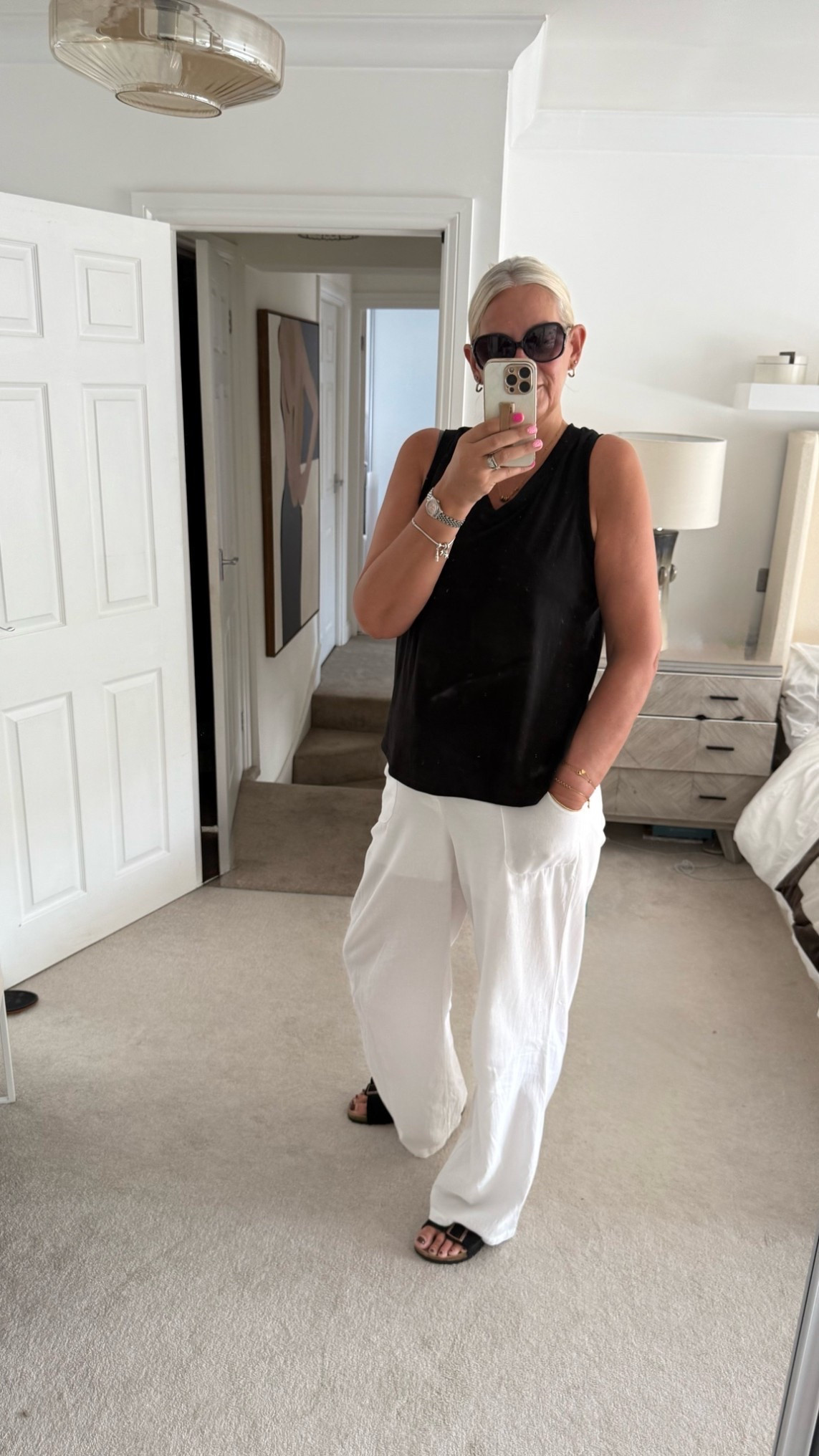 First outing of the white linen trouser look

#LTKover50style #LTKstyletip #LTKsummer