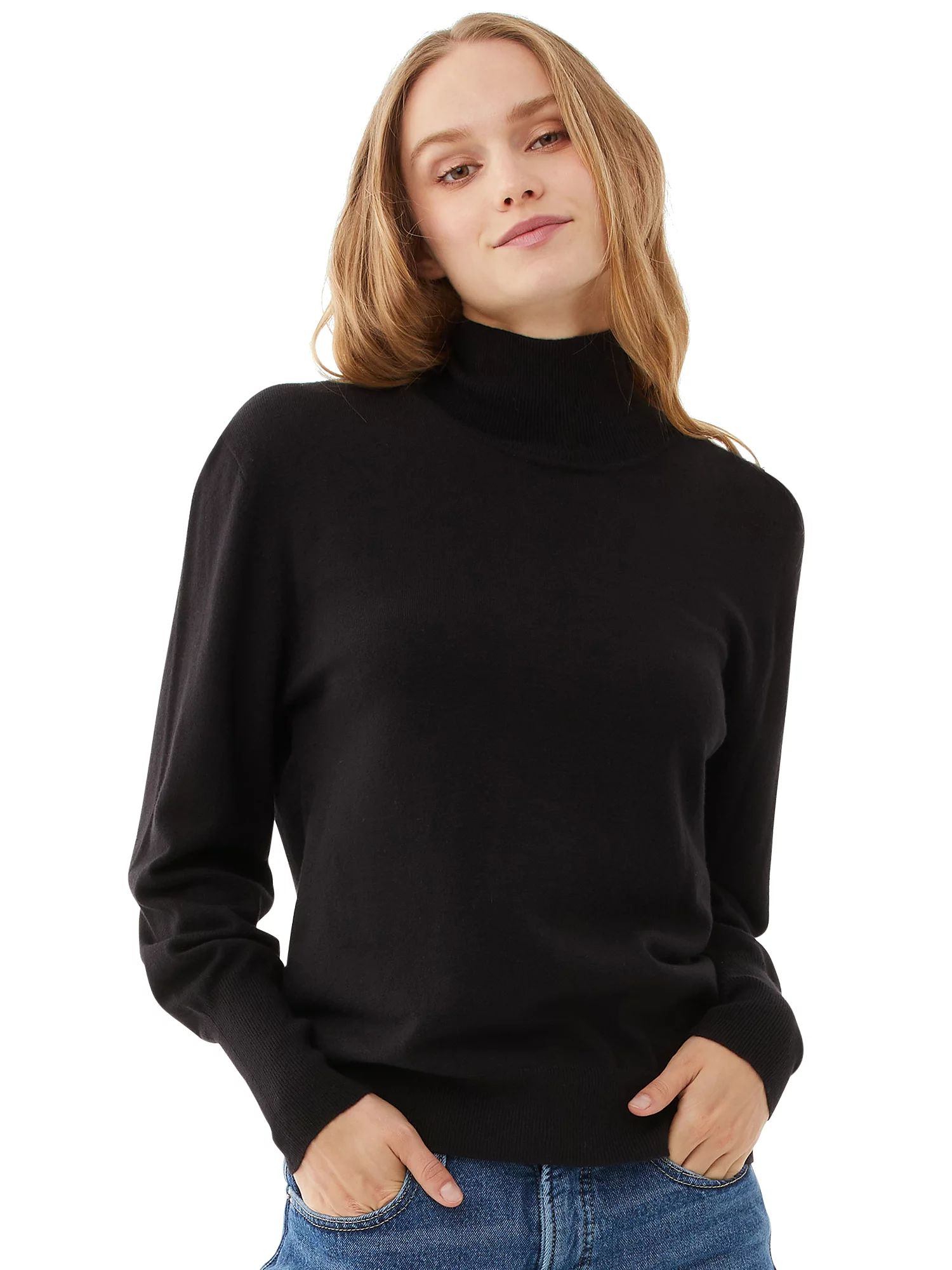 Free Assembly Women’s Ultra-Soft Turtleneck Sweater | Walmart (US)