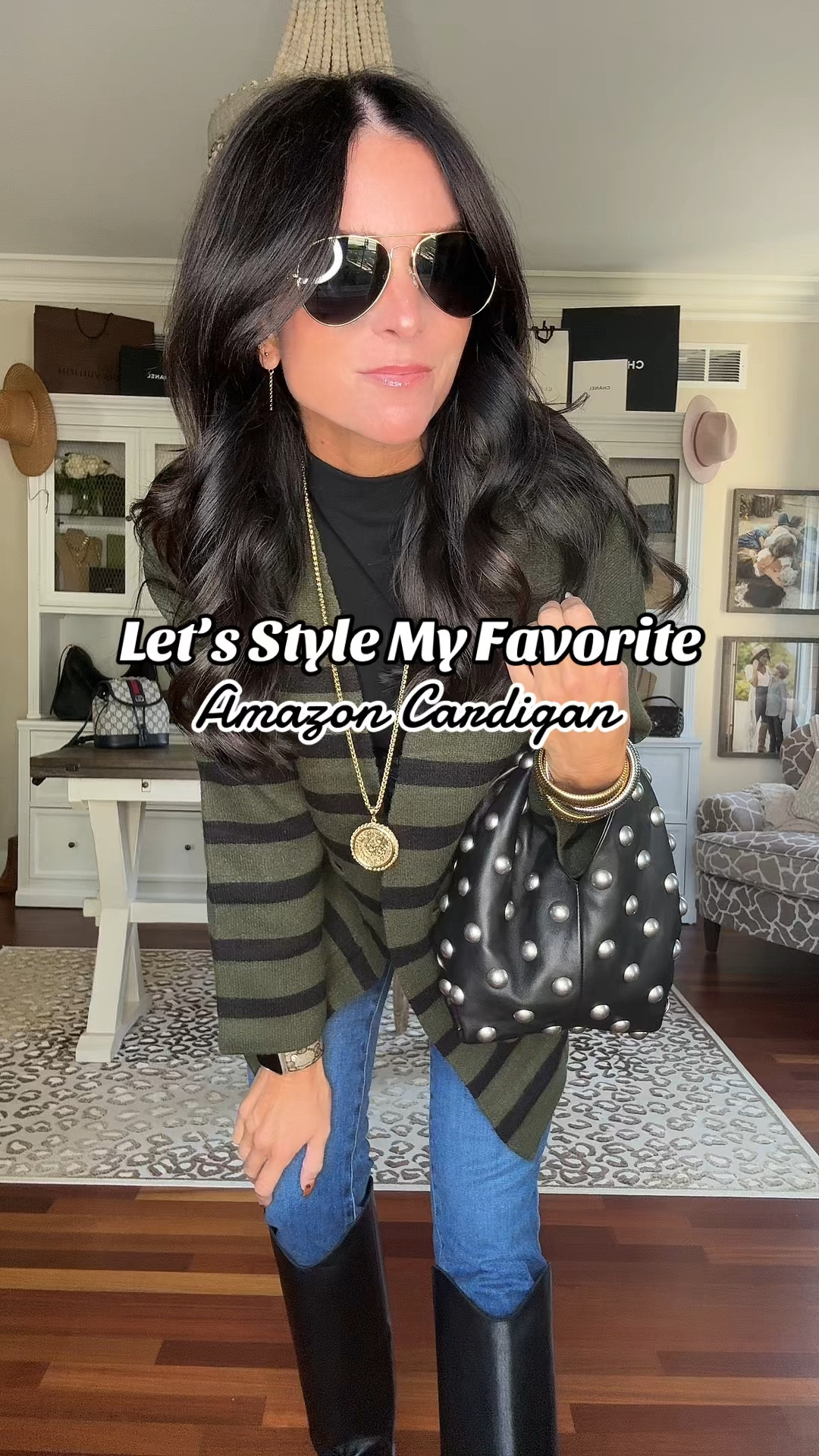 Small cardigan
Small mock turtleneck
26 denim 
9 boot 

#LTKShoeCrush #LTKStyleTip #LTKFindsUnder50