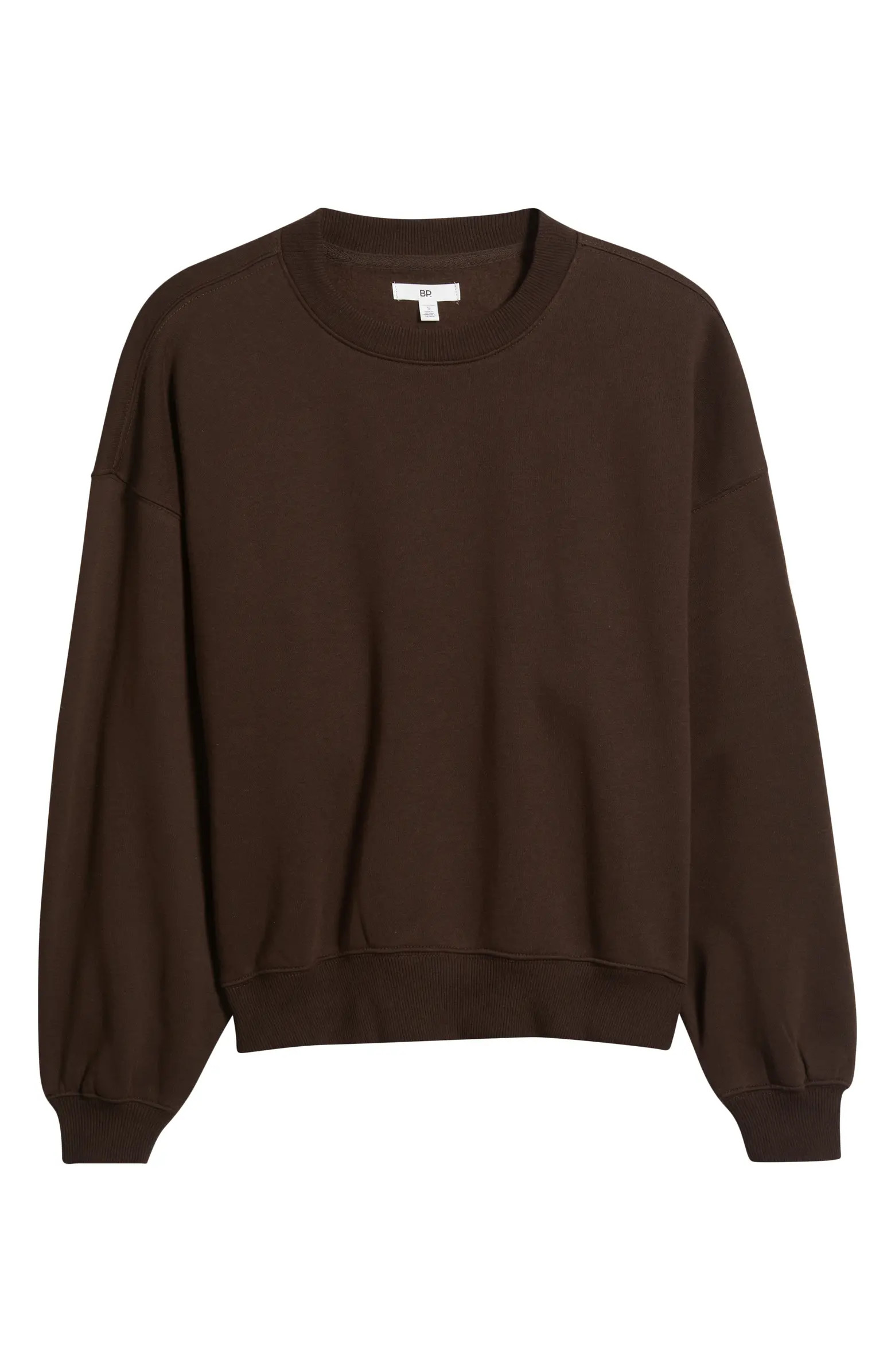 BP. Relaxed Cotton Blend Sweatshirt | Nordstrom | Nordstrom