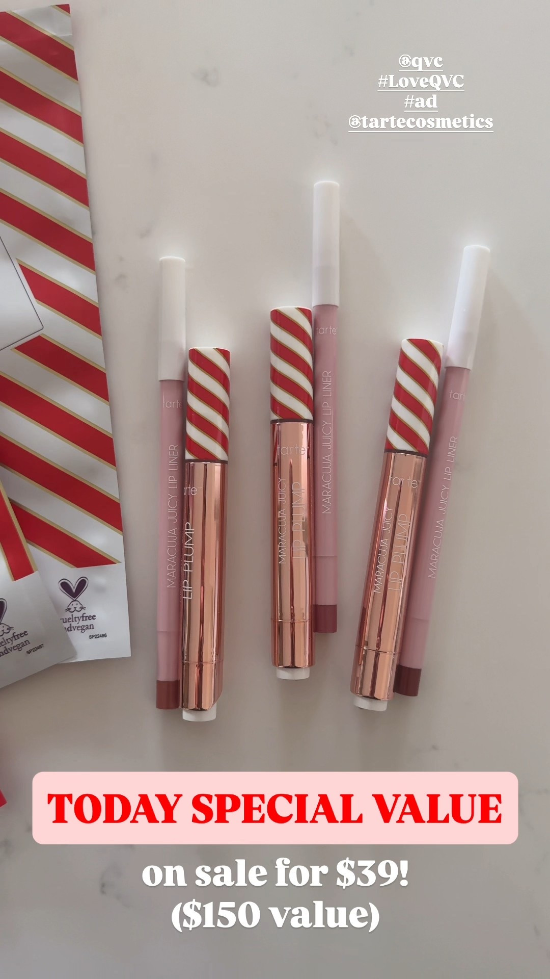 Today’s special value!!! This is a great deal and would make an easy gift. 

get $20 off with code HOLIDAY20 for purchases over $40

@QVC
#LoveQVC 
#ad
@tartecosmetics

#LTKHoliday #LTKFindsUnder50 #LTKGiftGuide