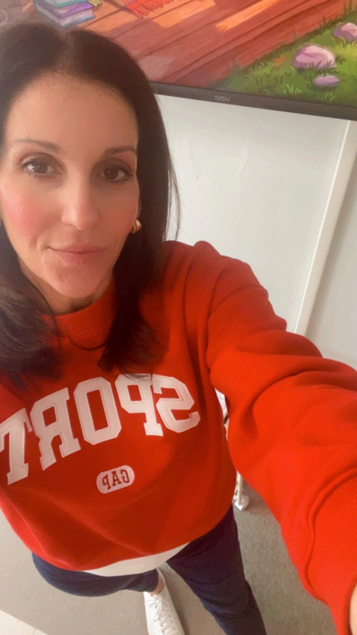 Casual Friday in full swing 🍎❤️ Comfy, cute, and classroom-ready in my Gap sweatshirt, J.Crew Factory skinnies, and Flux sneakers. #teacherstyle #ltkteacher #fridayfit"

#LTKOver40 #LTKSaleAlert #LTKSeasonal