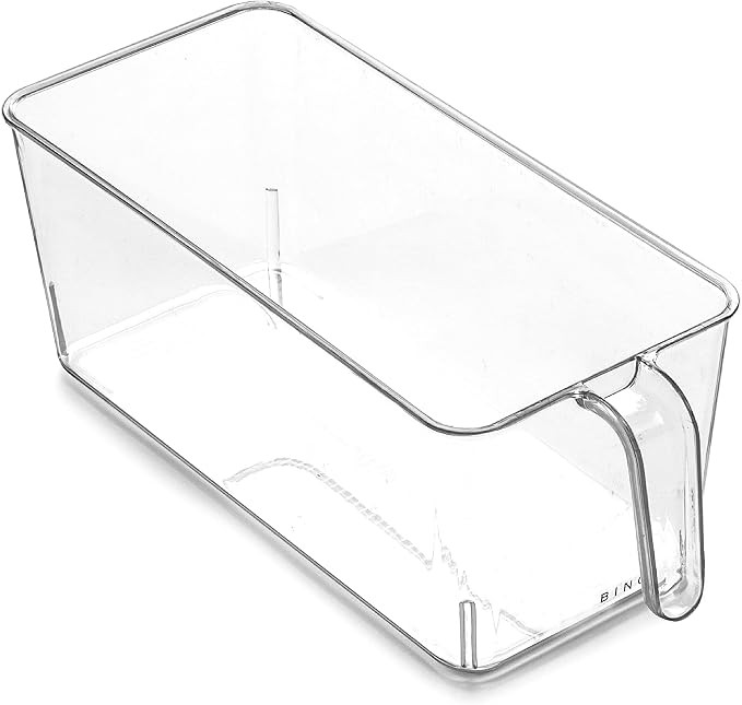 BINO | Clear Storage Organizer | THE HOLDER COLLECTION | Clear Containers for Organizing with Bui... | Amazon (US)