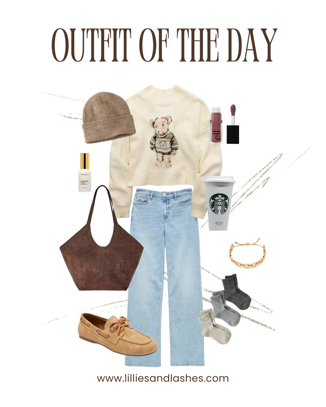 winter outfit inspiration


jeans and a cute sweater:)


teddy bear sweater, dreamy drape jeans(best seller!), suede tote bag, socks, elf lipgloss, target new loafers 

 #LTKootd #LTKFindsUnder50 #LTKFindsUnder100