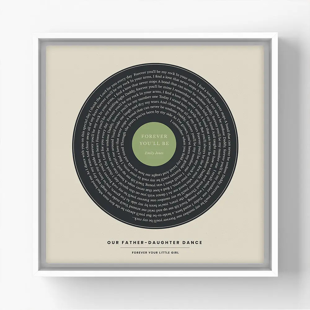 Music Memories Square Custom Canvas | Lime & Lou (US)