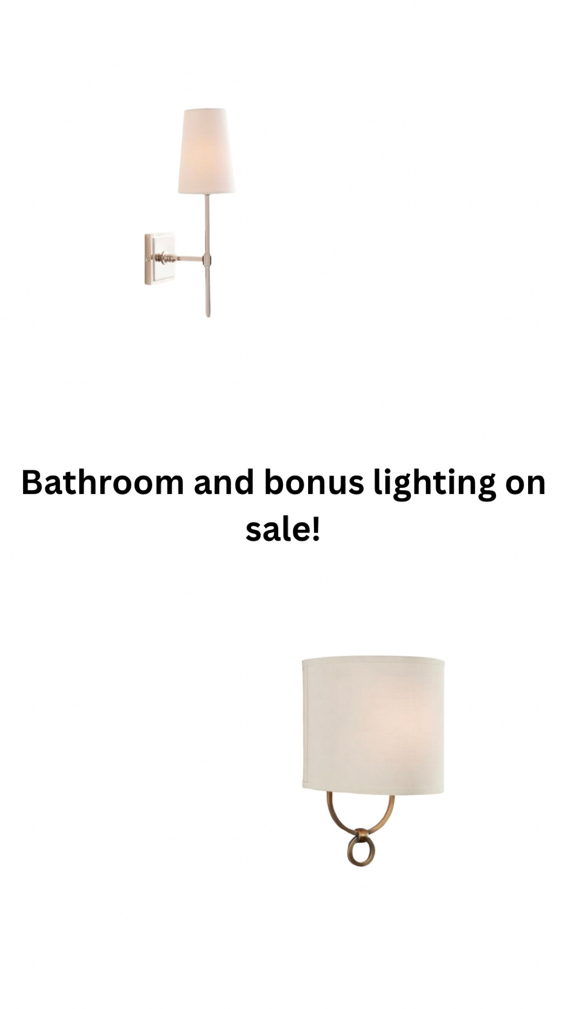 Bathroom sconce, sconce, pottery barn, sale

#LTKsalealert #LTKhome #LTKFind