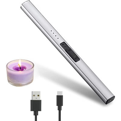 Link Arc Electric Lighter: Windproof, flameless, USB rechargeable. Double safety switch for peace of mind. Say goodbye to traditional lighters - Gray | Target