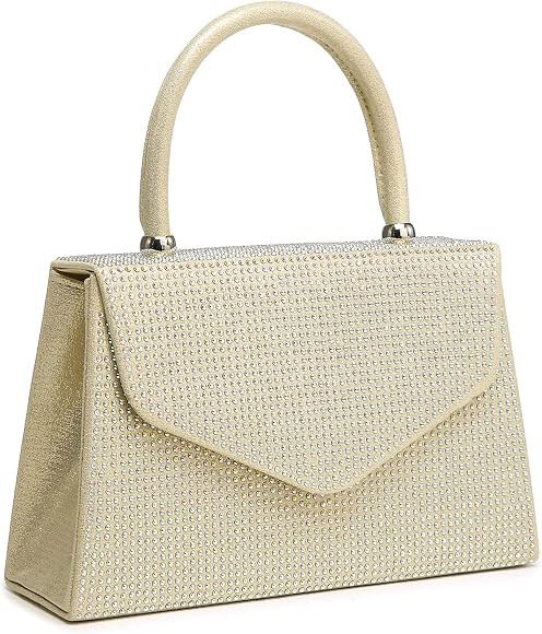 Dasein Women's Evening Bag Party Clutches Wedding Purses Cocktail Prom Handbags with Frosted Glitter | Amazon (US)