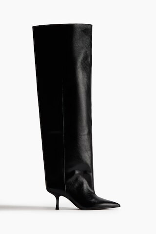 H & M - Knee-high boots - Black | H&M (UK, MY, IN, SG, PH, TW, HK)
