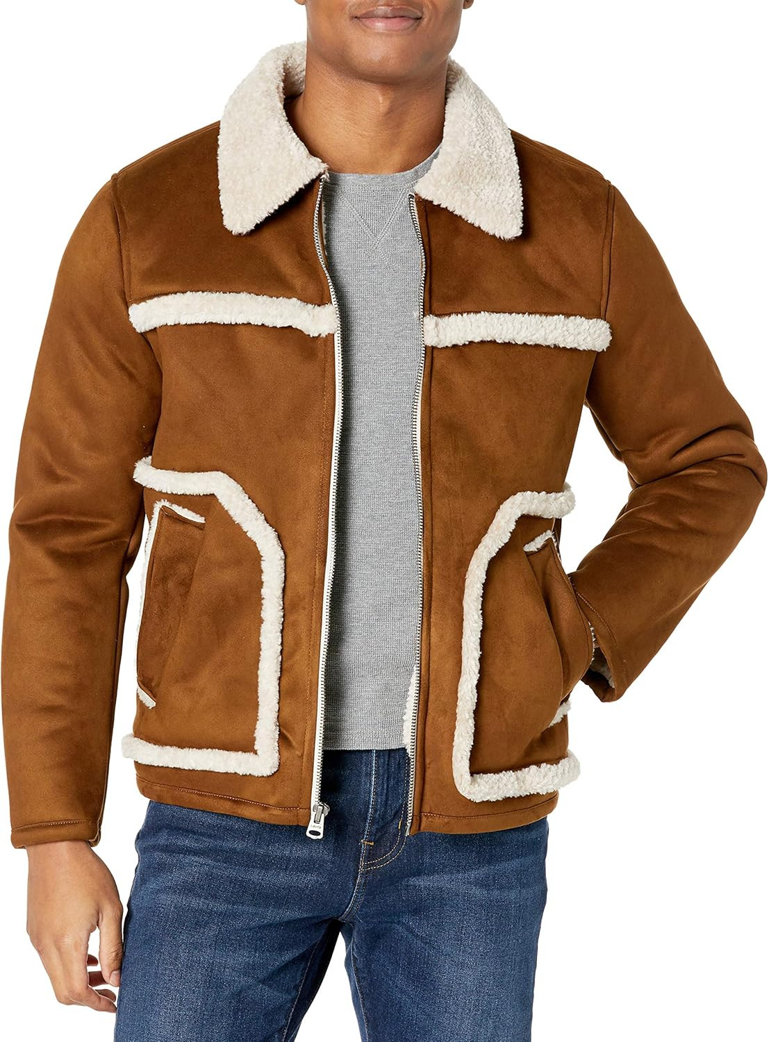 Levi's Men's Faux Shearling Ranchers Jacket | Amazon (US)