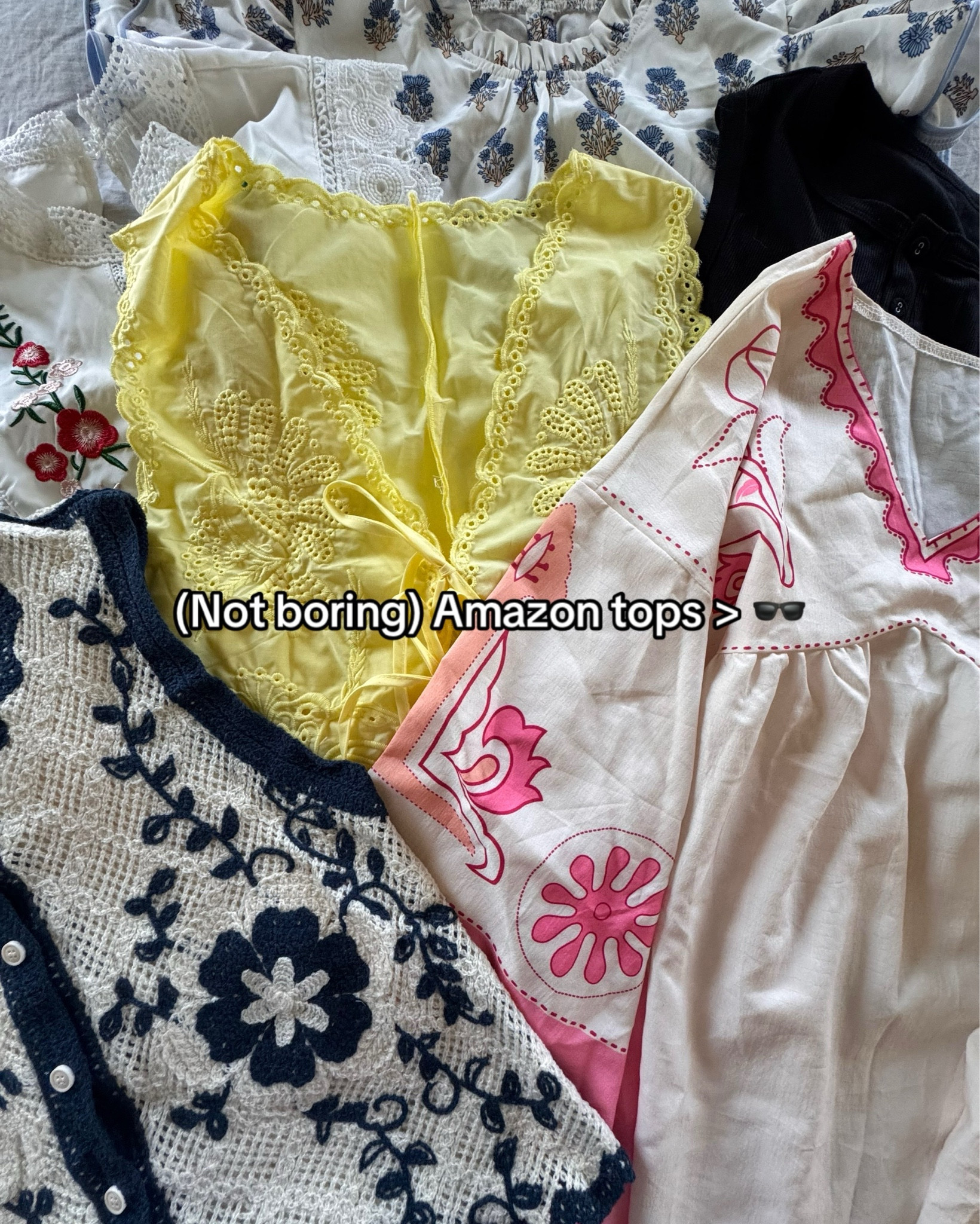 These Amazon tops fit true to size! I grabbed my normal size medium in everything. They’re the perfect “throw on and go” piece that still feels elevated. I styled mine with the Chrissy jeans from Carly Jean Los Angeles (linked here!) and my shoes are from Three Birds Nest, don’t forget you can use my code SHELOVESTOGLOW for money off at checkout. Truly easy, versatile, and perfect for transitioning into the new season.

#LTKFindsUnder100 #LTKStyleTip #LTKSaleAlert