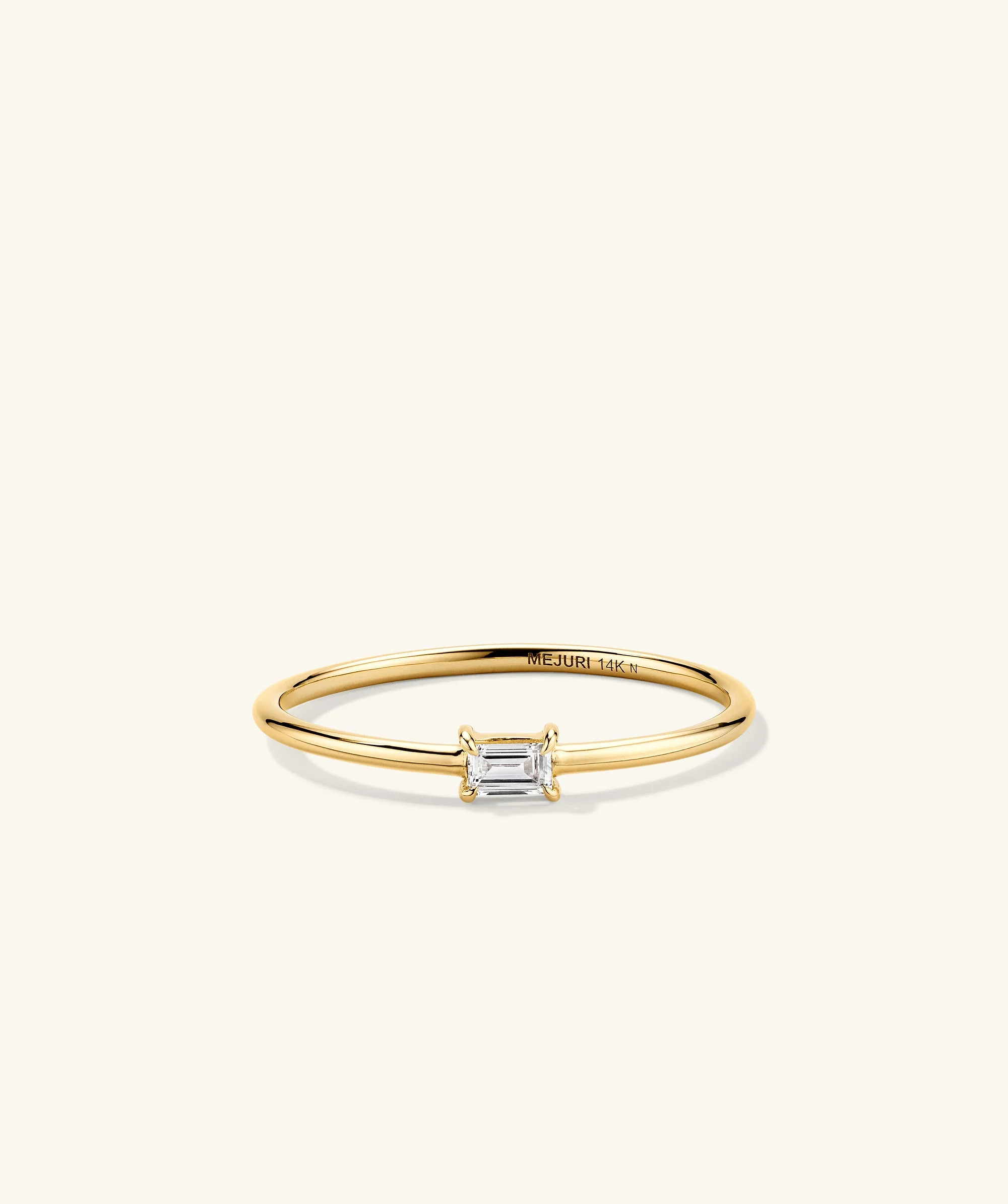 Baguette Stacker Ring | Mejuri Fine Crew