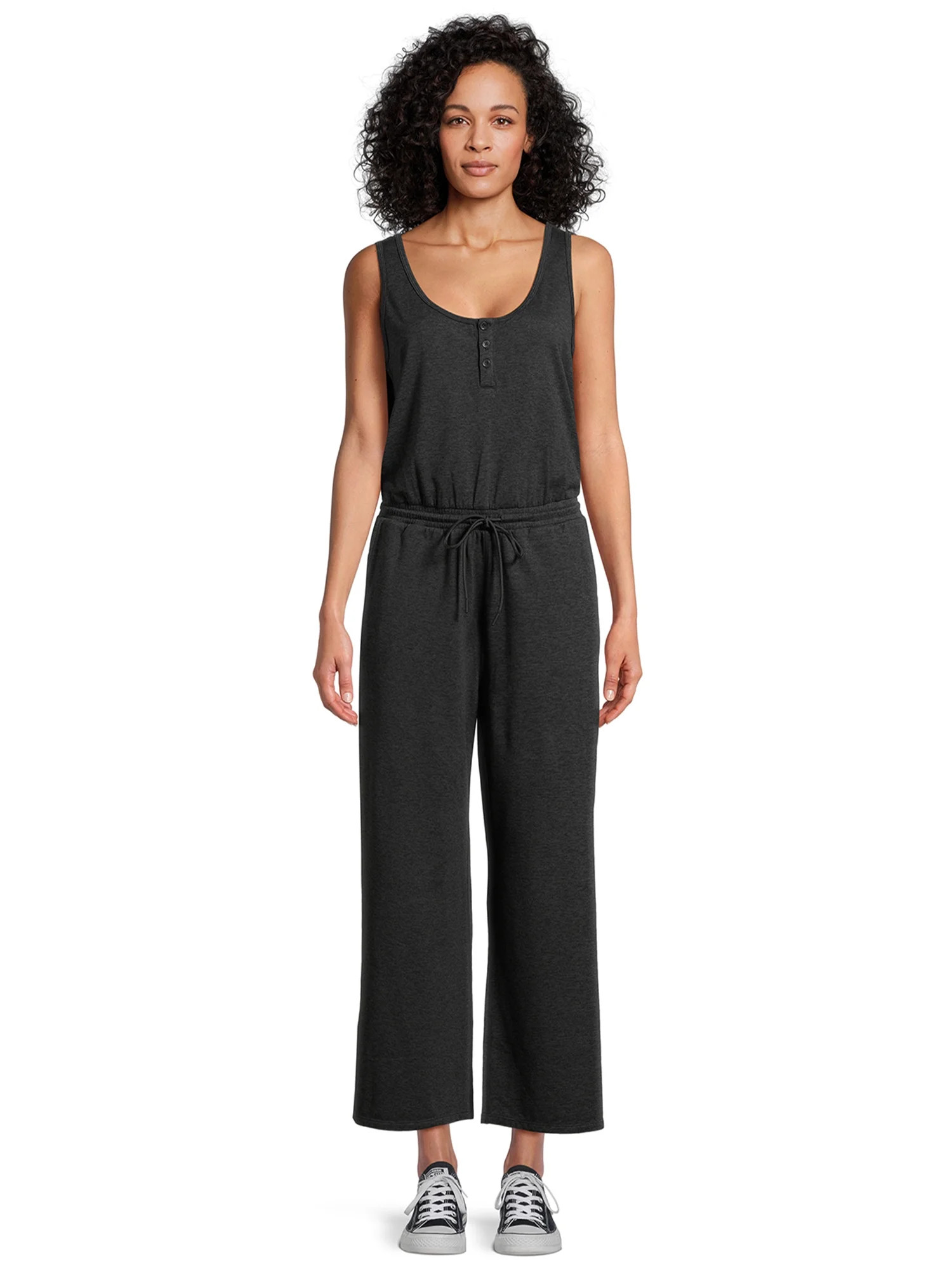Athletic Works Women's ButterCore Sleeveless Jumpsuit, Sizes XS-XXXL | Walmart (US)