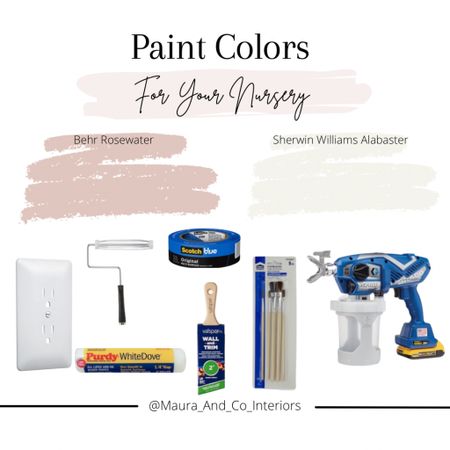 Here are the paint colors and a few of my go-to products I used for painting our #nursery 🎀

#Behr #rosewater #SherwinWilliams #alabaster #paint #baby #nursery 

#LTKkids #LTKbaby #LTKhome