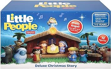 Little People Christmas Story Brown, Blue, Green, 12 months. Original version 1 set | Amazon (US)