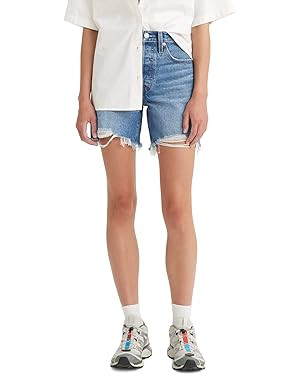 Levi's Women's 501 Mid Thigh Short | Amazon (US)