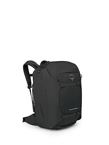 Osprey Sojourn Porter 46L Travel Backpack – Carry-On Compliant Luggage with StraightJacket Compression and Padded Laptop Sleeve – Durable Pack for International or Urban Travel, Black | Amazon (US)