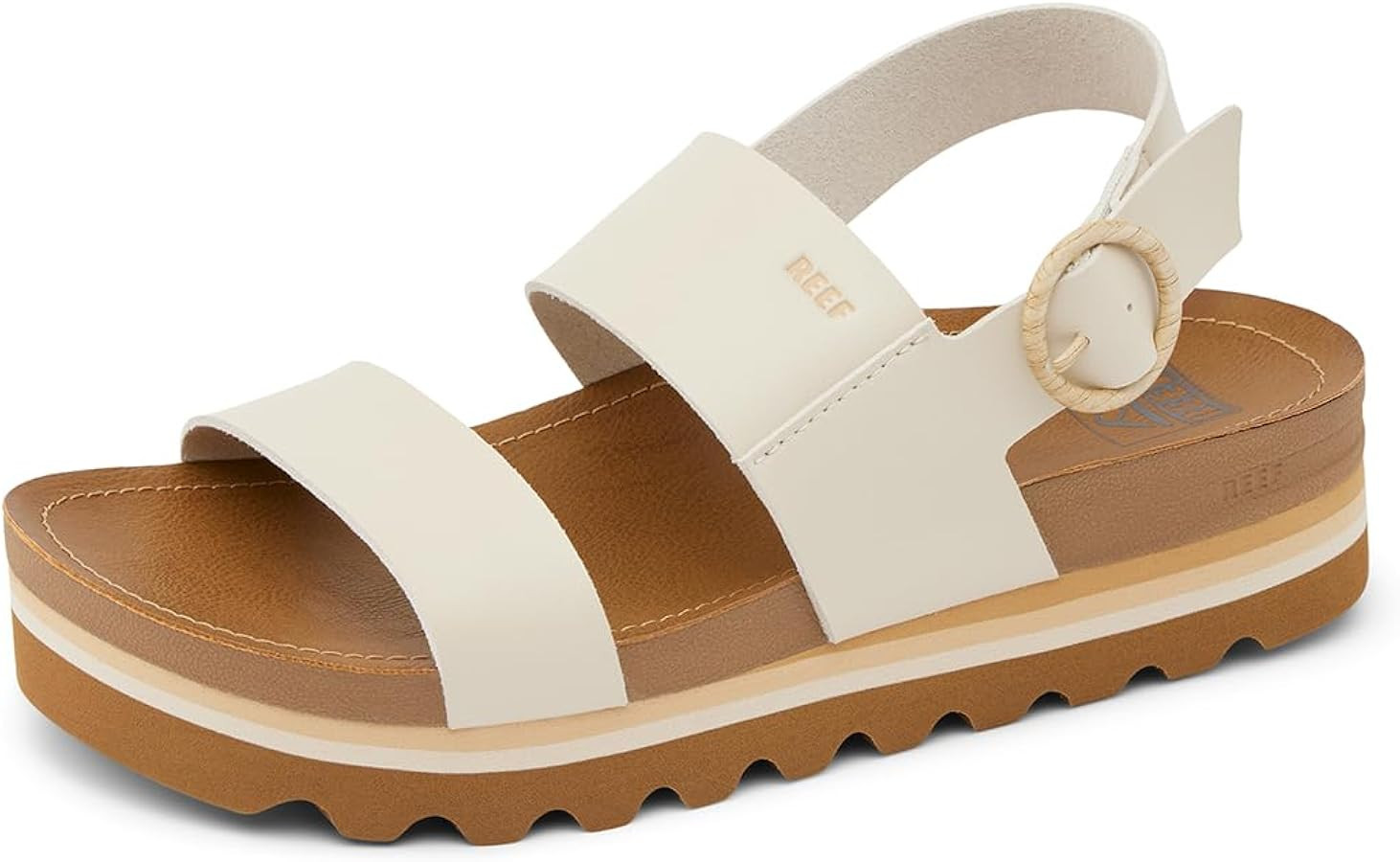 REEF Vista Hi Buckle Women's Platform Fashion Sandal, Arch Support, Ultra Soft Cushion Footbed | Amazon (US)