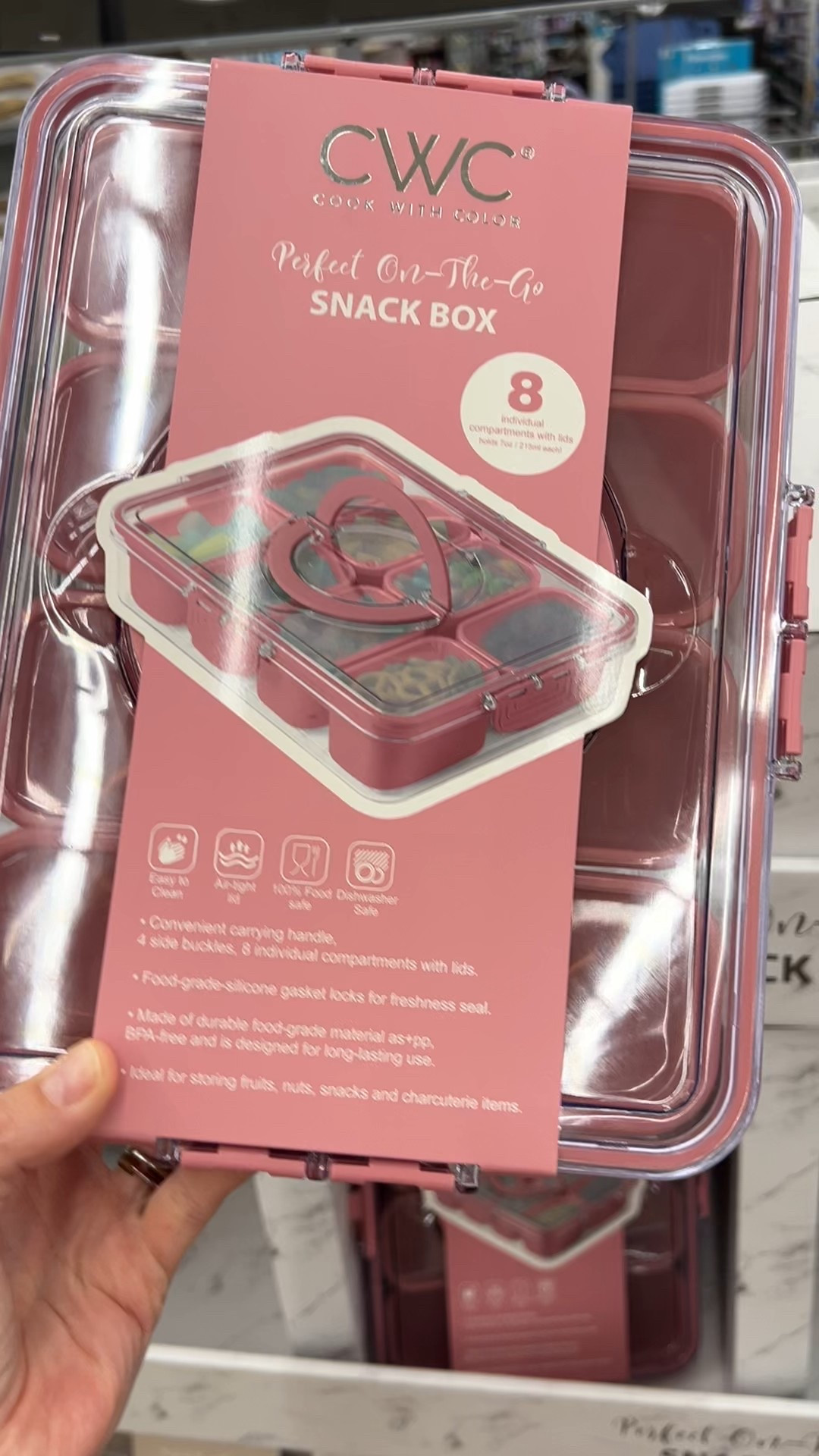 Best looking snack box I ever did see  🤩 several colors to choose from. #walmartfinds 

#LTKFindsUnder50 #LTKHome