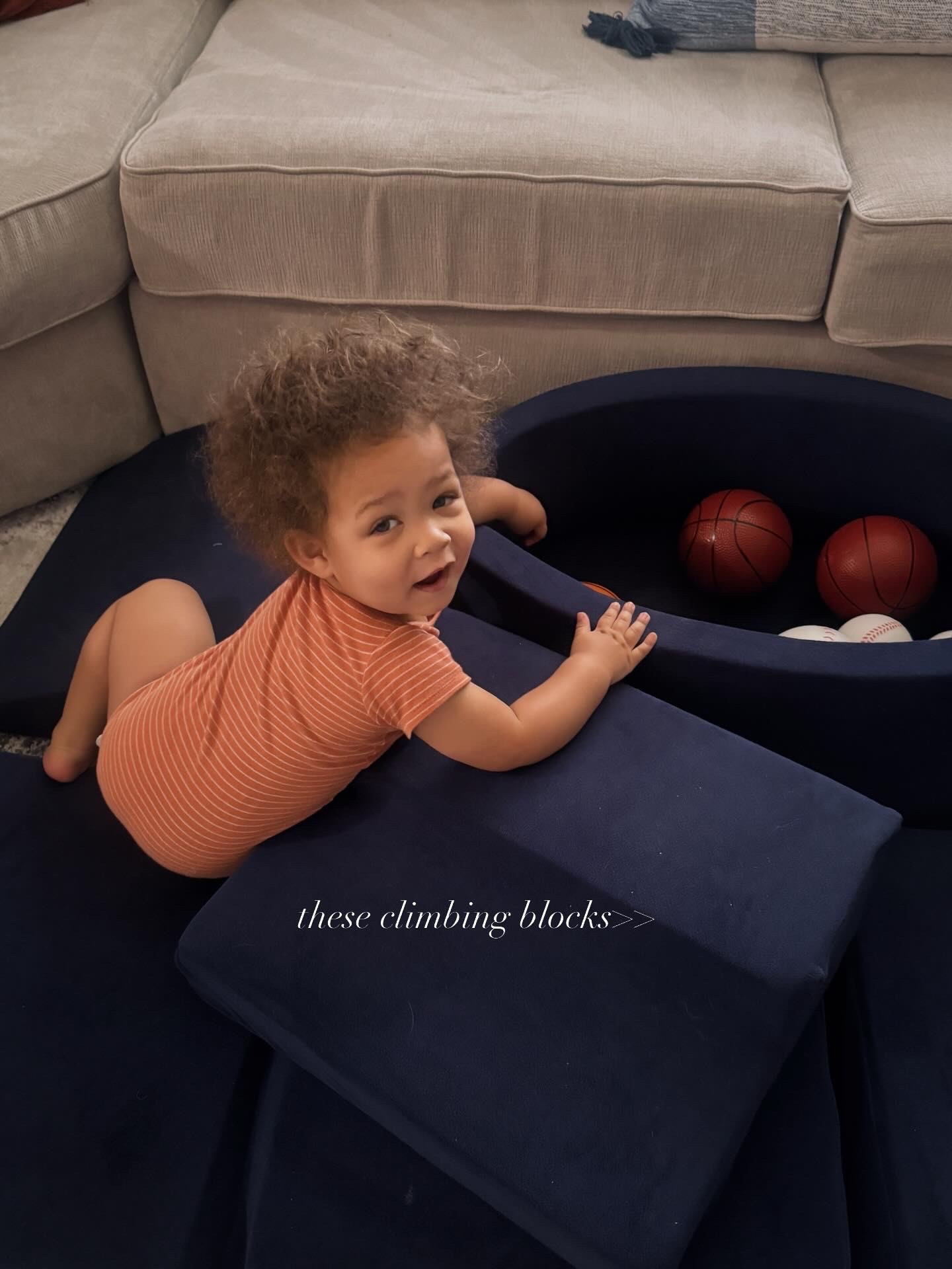 got these climbing blocks back o it & there such a big hit!! 

#LTKmomlife #LTKKids