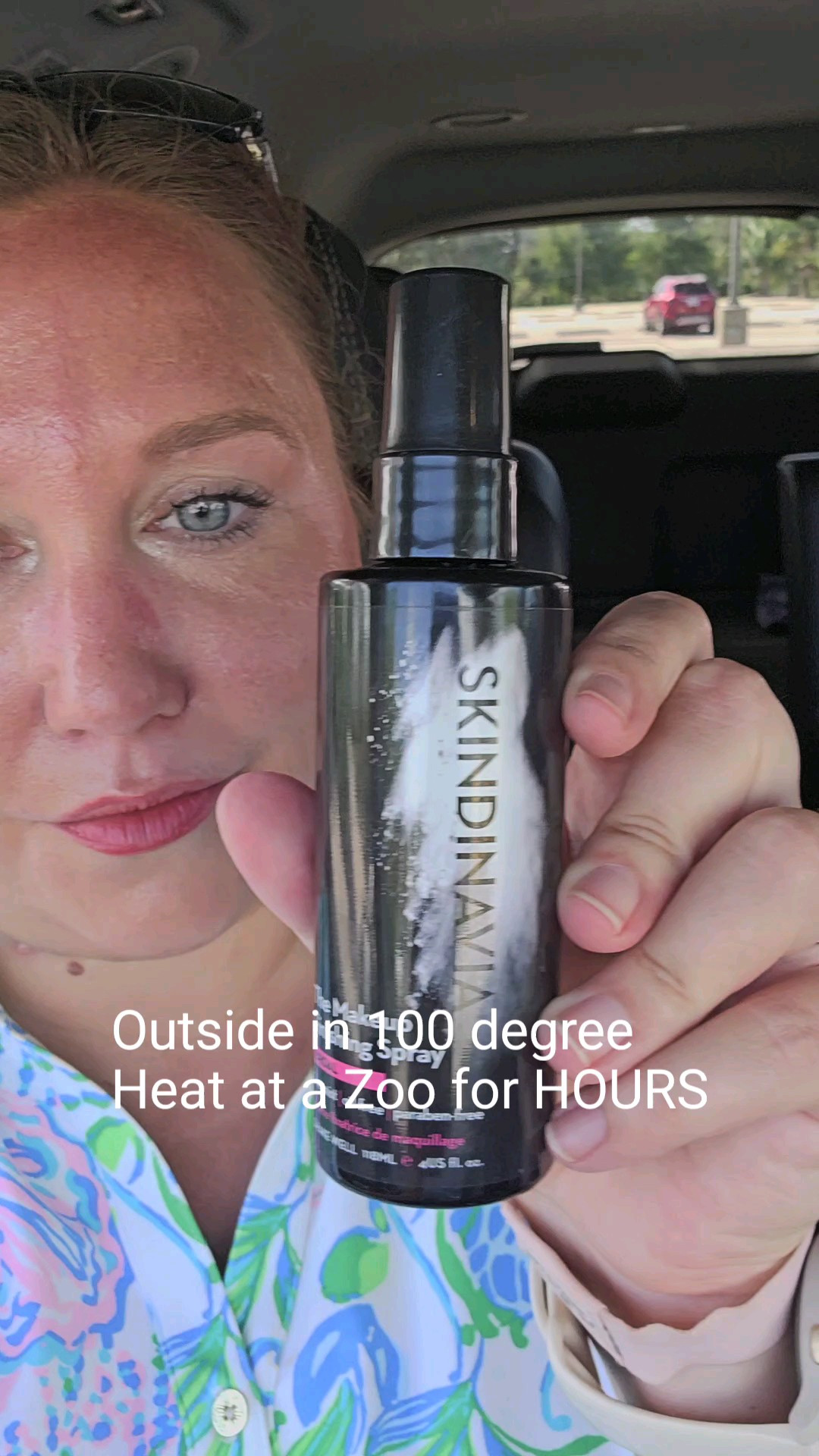 The ultimate trial of a gifted item...South Florida heat.Makeup is still in place! #skindinavia #makeupsettingspray #travel #beautyhack 

#LTKxPrimeDay #LTKFindsUnder50 #LTKBeauty