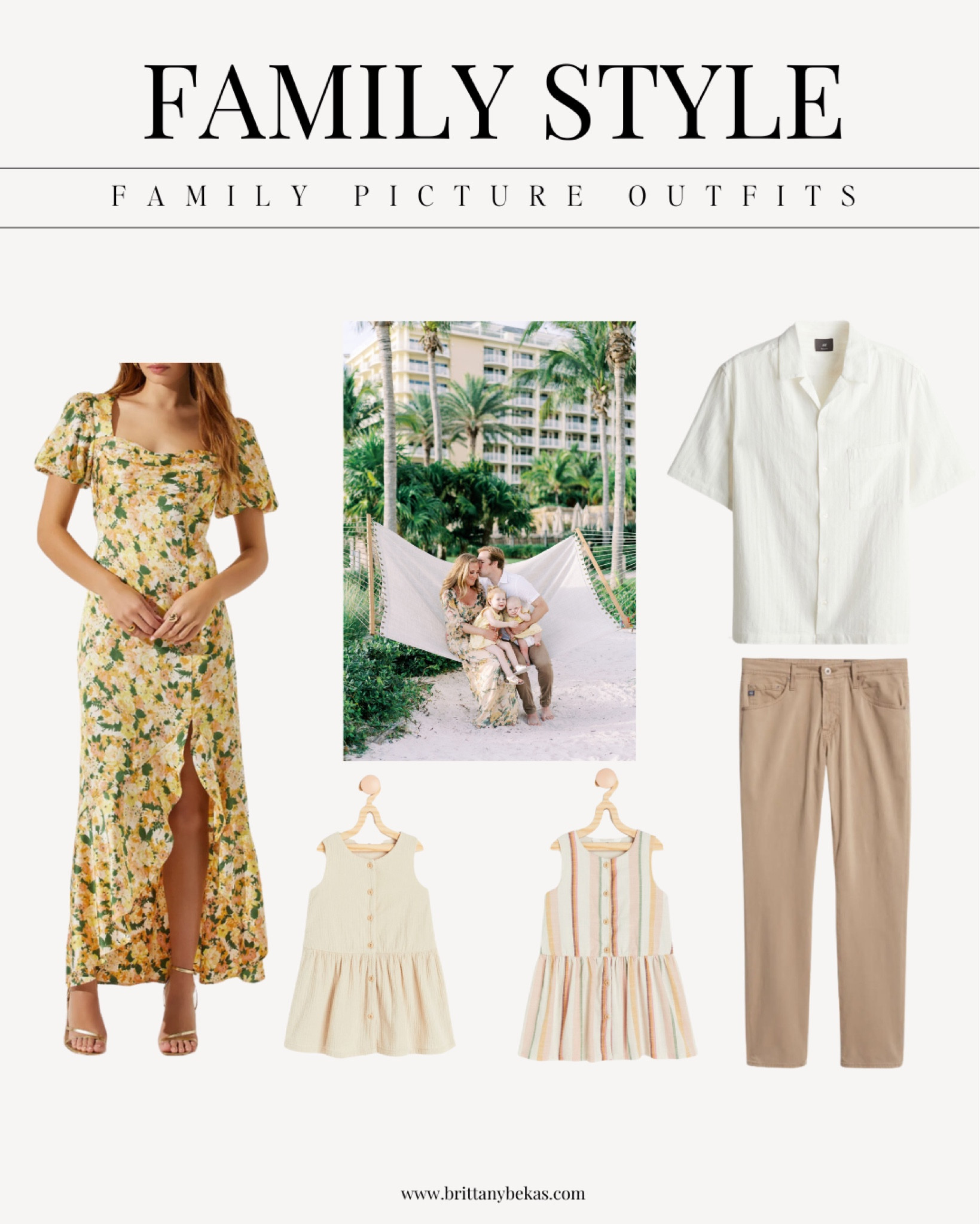 Beach family photo outfit inspiration. Steal the same look for a beach photo shoot  

#LTKMens #LTKKids #LTKFamily