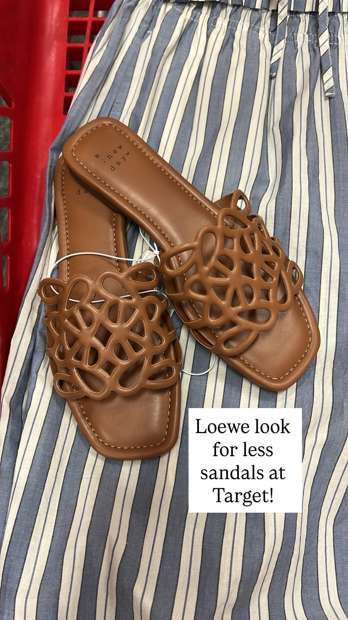 Loewe look for less sandals at Target! 