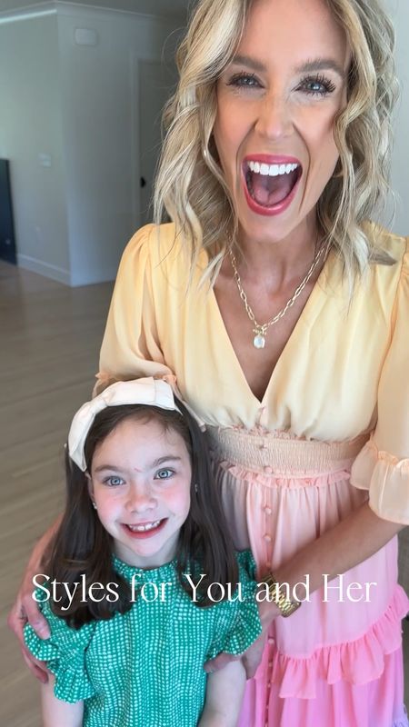 Mother daughter outfit ideas are so cute! You’ll love these spring dresses and girls spring outfits! 

#LTKfindsunder50 #LTKfindsunder100