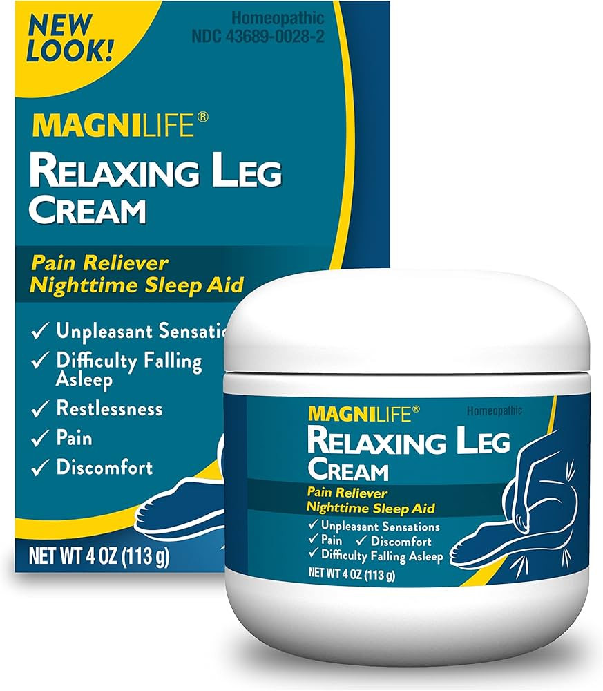 MagniLife Relaxing Leg Cream, Deep Penetrating Topical for Pain and Restless Leg Syndrome Relief,... | Amazon (US)