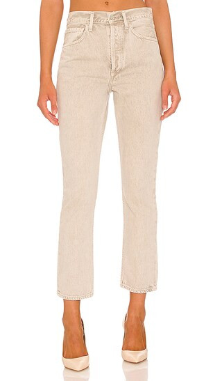 Citizens of Humanity Jolene High Rise Vintage Slim in Beige. - size 27 (also in 23, 26, 34) | Revolve Clothing (Global)