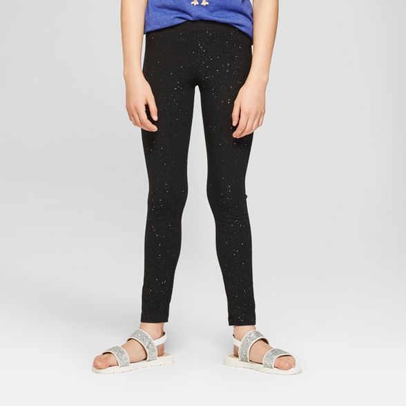 Girls' Sparkle Leggings - Cat & Jack™ | Target