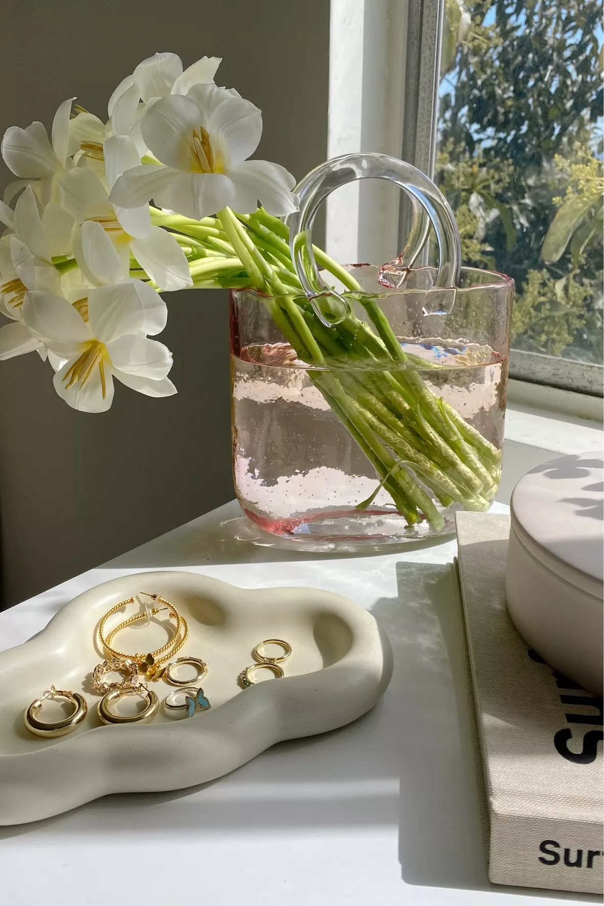 BQOQB Glass Bag Vase for Flowers, … curated on LTK