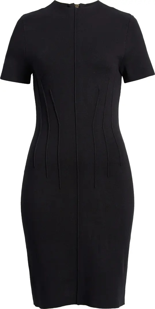 Pintuck Fitted Sheath Dress | Nordstrom