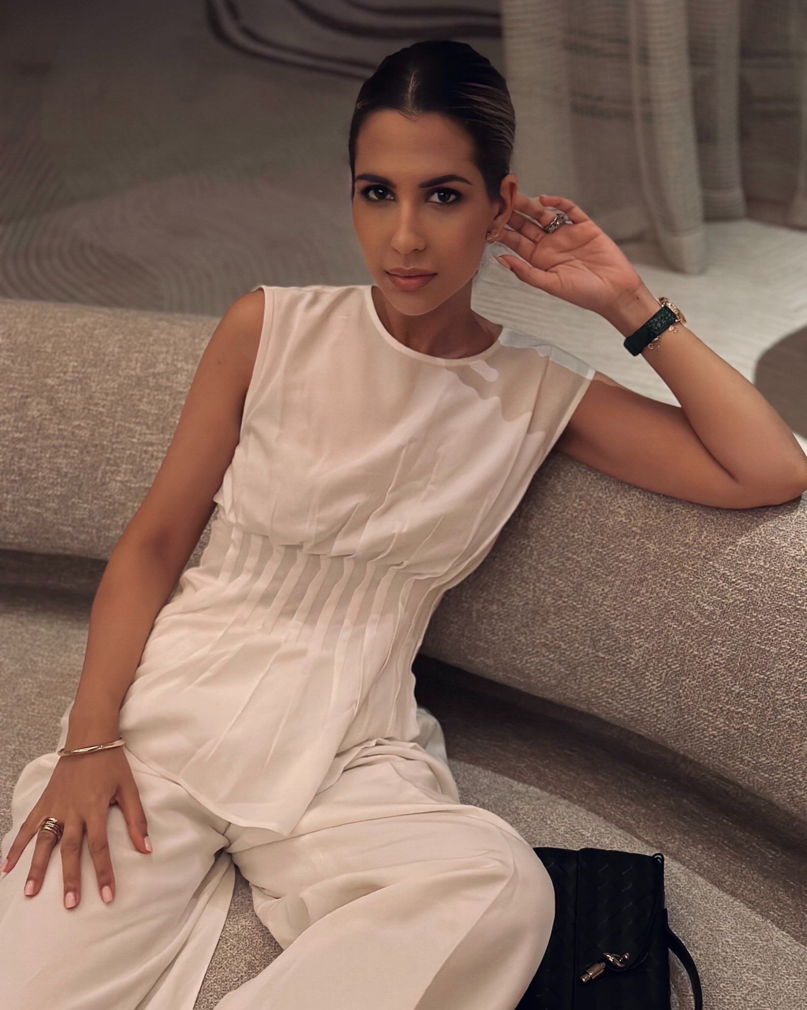 Top - linked size xs 
Pants - linked size s 
Bag - linked 
Sandals - linked size 7 

#LTKPetite #LTKStyleTip #LTKSeasonal