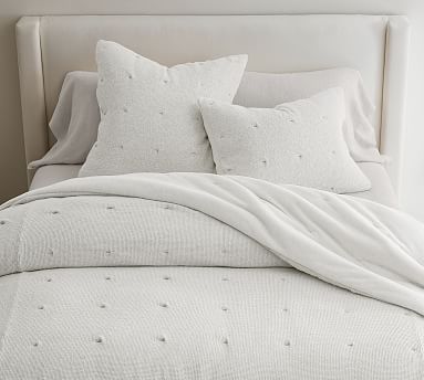 Cozy Thermal Knit Cotton Comforter | Pottery Barn (US)
