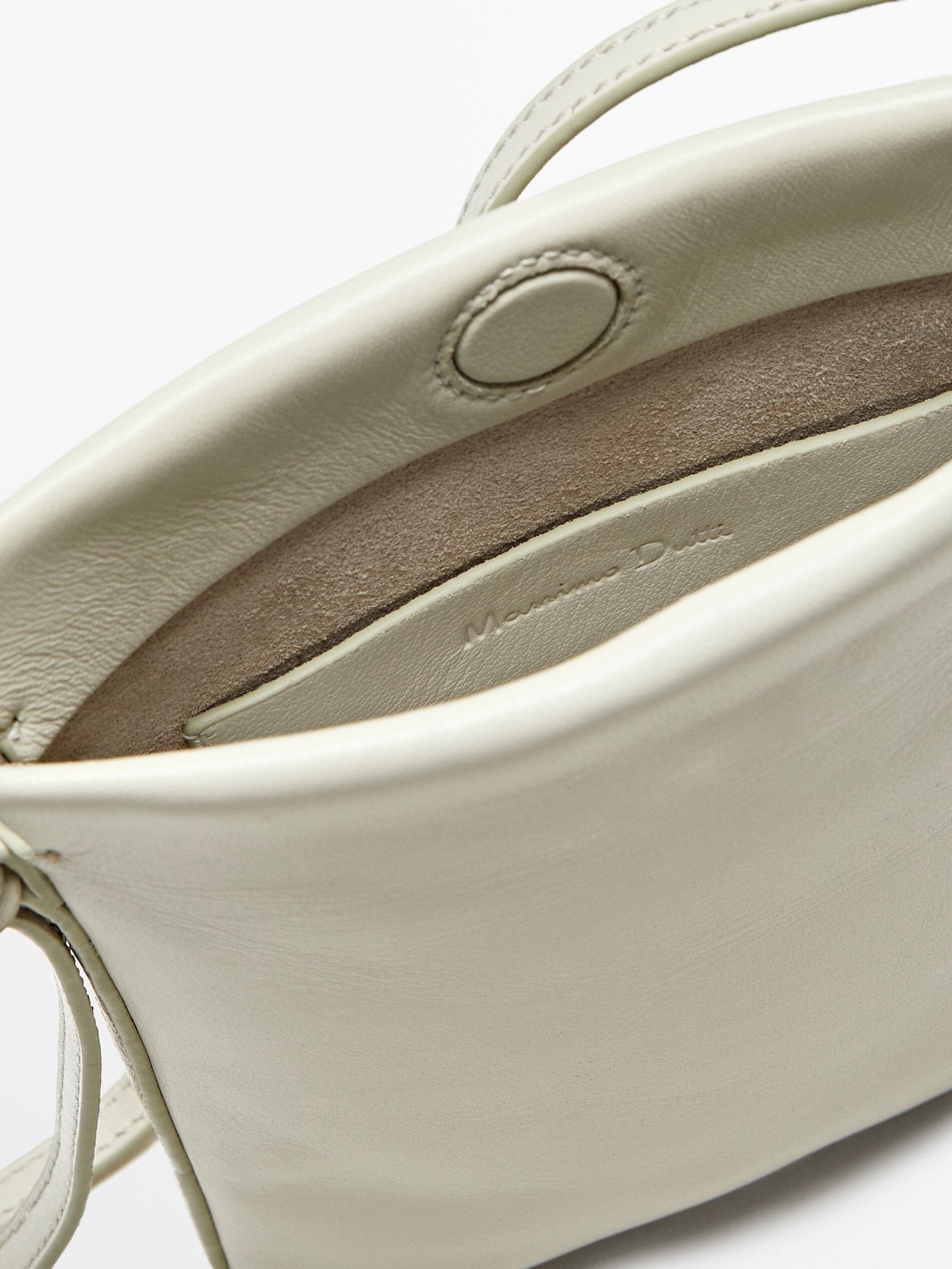 Nappa leather mini crossbody bag | Massimo Dutti (US)