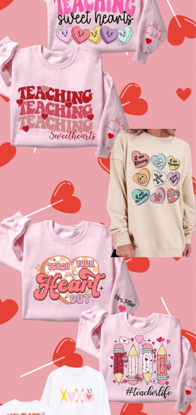 The cutest vday teacher sweatshirts💘💖💝💌

#LTKMostLoved #LTKworkwear #LTKSeasonal